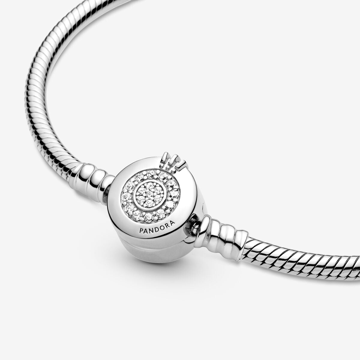 Pandora Crown O Clasp Snake Chain Bracelet - 599046C01