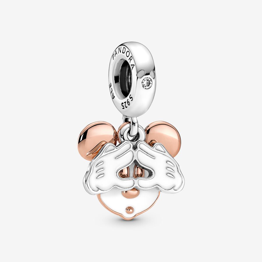 Pandora Disney Mickey Mouse Double Dangle Charm Charm - 780112C01