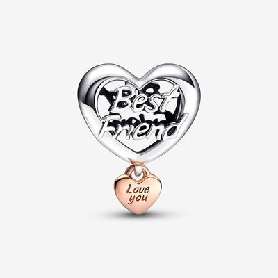 Pandora Love You Best Friend Heart Charm - 782243C00