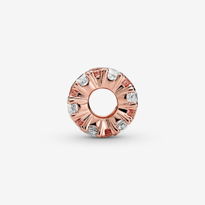 Pink & Clear Sparkle Pandora Charm - 788487C01
