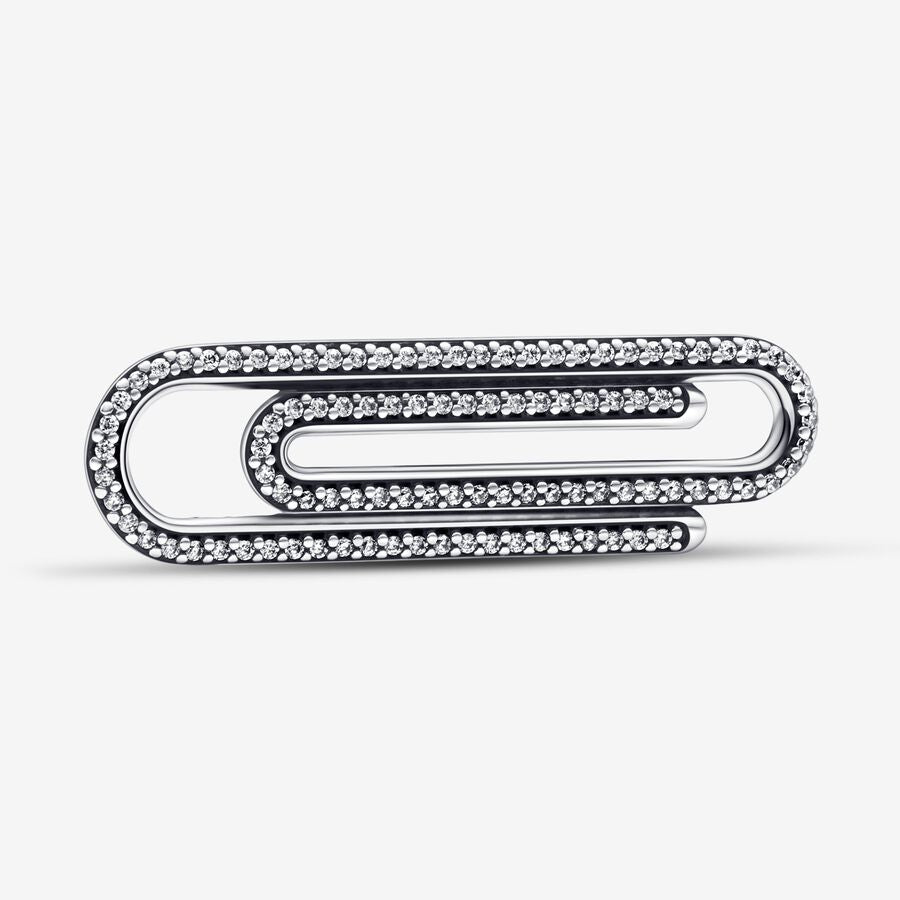 Pandora ME Pave Paperclip Styling Link 792297C01