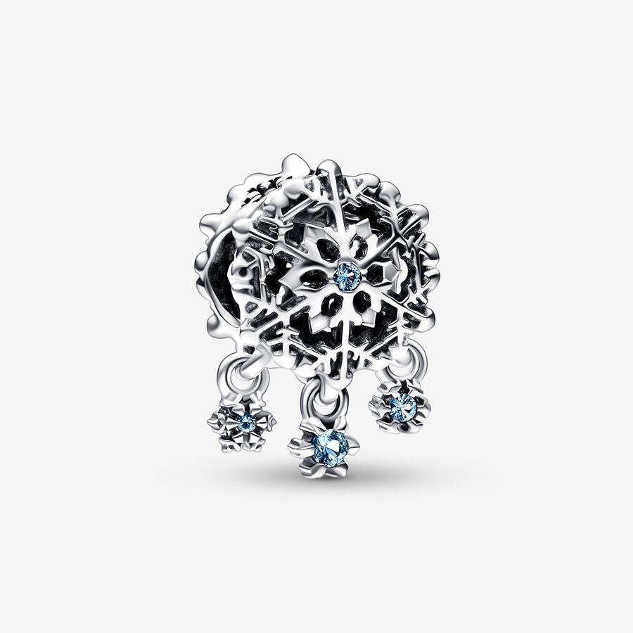 Pandora Icy Snowflake Drop Charm - 792367C01