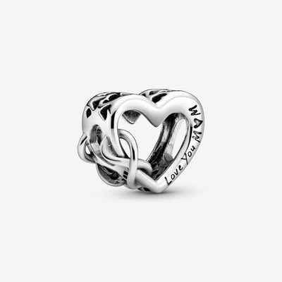 Pandora Love You Mom Infinity Heart Charm - 798825C00