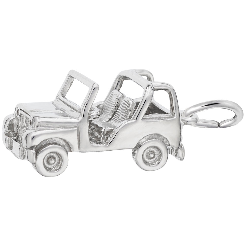 Sterling Silver Off Road Vehicle Charm