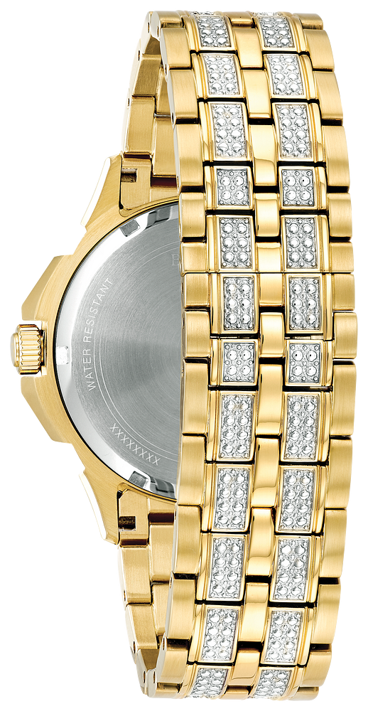 Bulova Octava 41.7mm Crystal Quartz Watch - 98C126