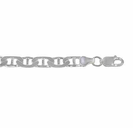 Sterling Silver Flat Mariner (Gucci) Chain-3mm