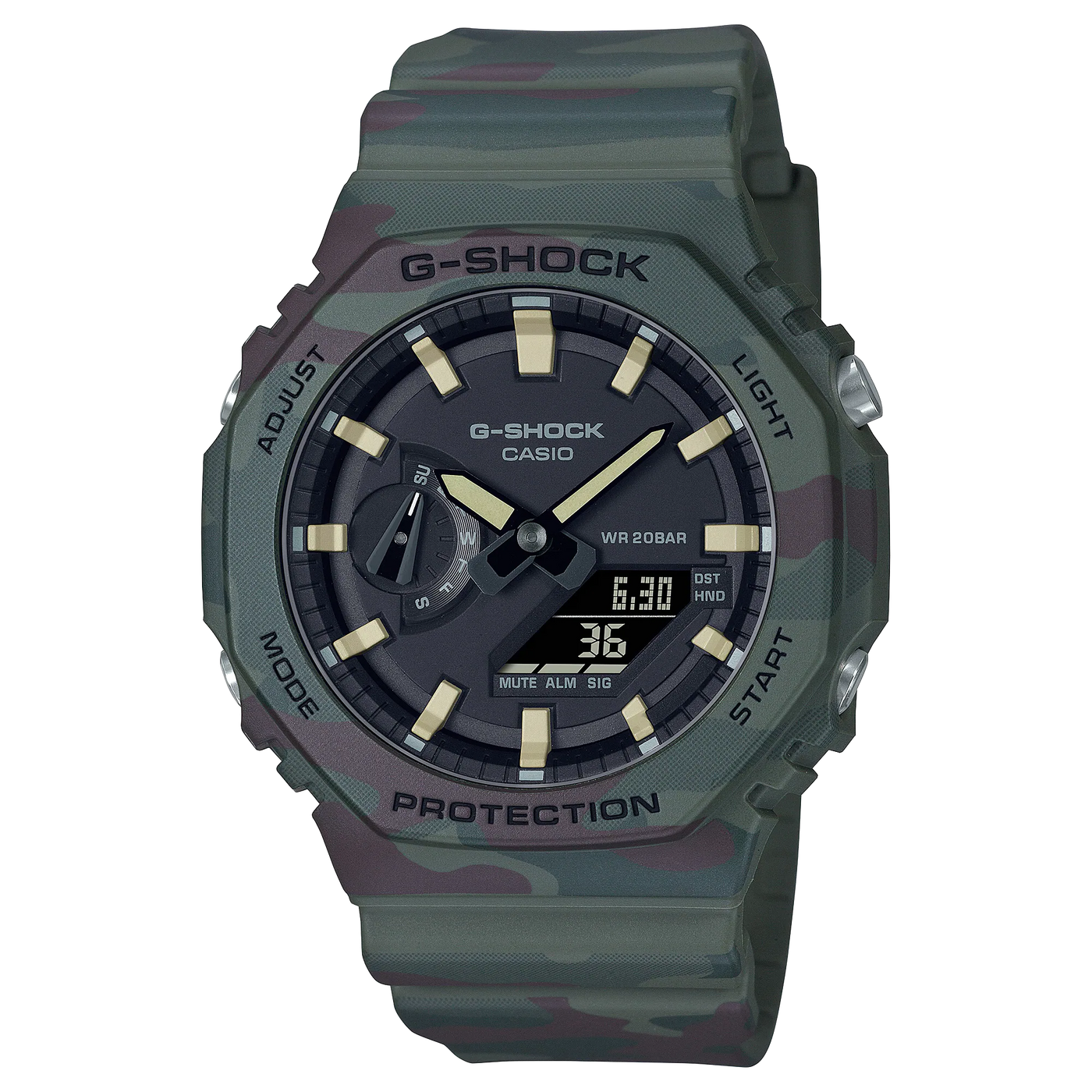 G-Shock 2100 Custom Analog-Digital Watch GAE2100WE-3A