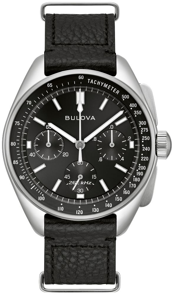 Bulova Lunar Pilot Black Dial Watch-96K111