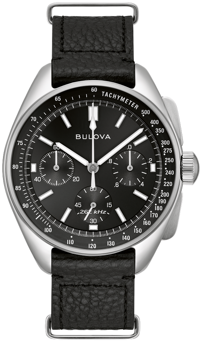 Bulova Lunar Pilot Black Dial Watch-96K111