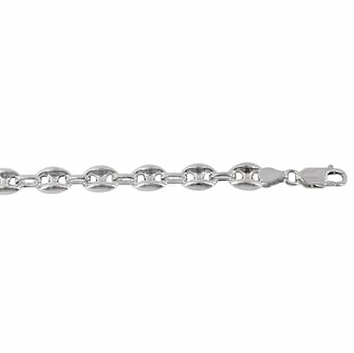 Sterling Silver Hollow Mariner (Gucci) Chain-6mm