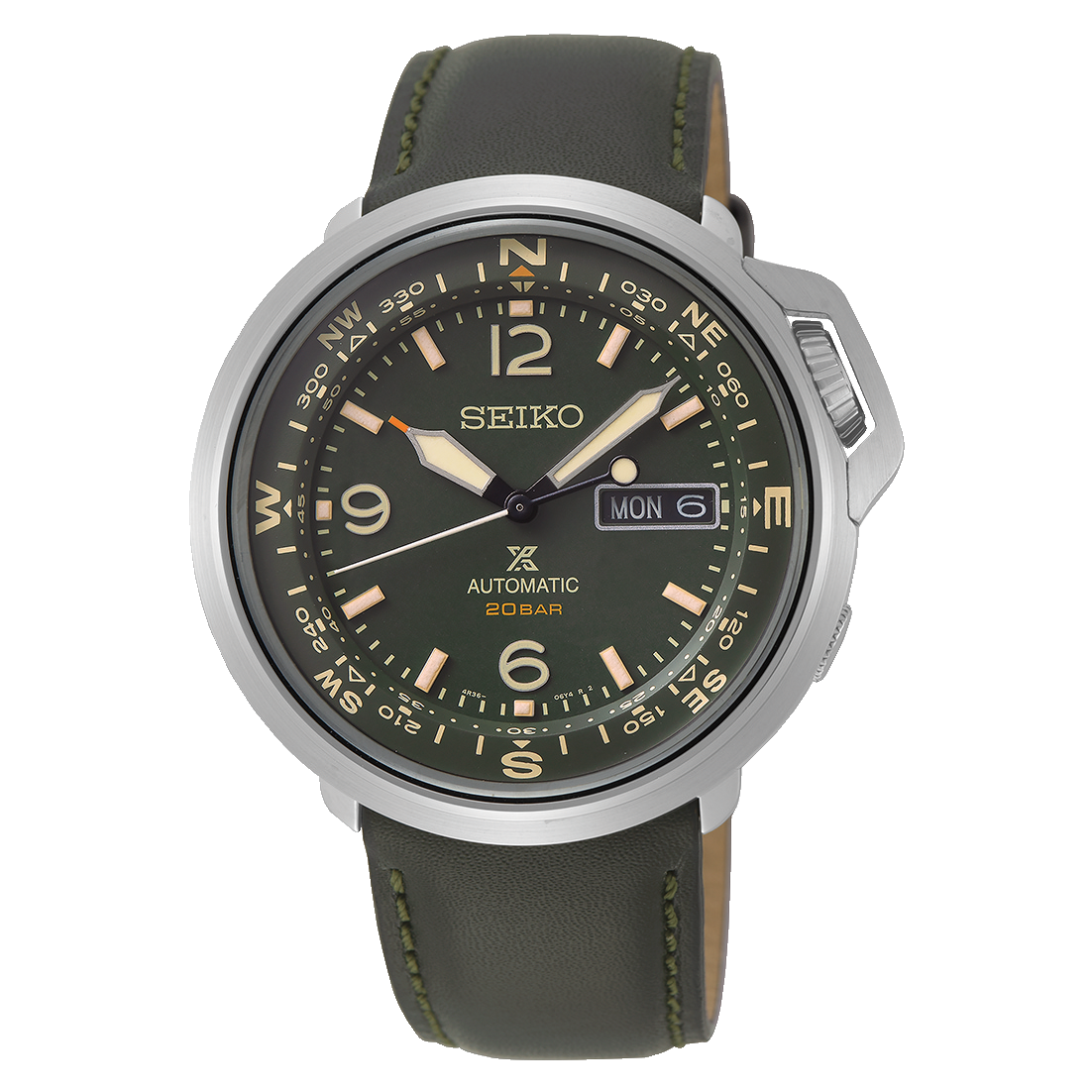 Seiko Prospex Automatic Field Compass Watch-SRPD33K1F