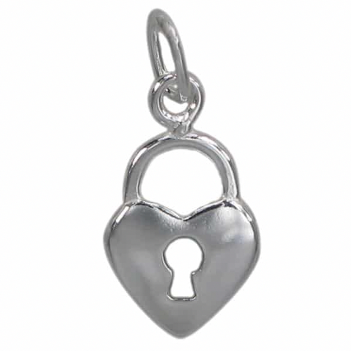 Sterling Silver Mini Heart Padlock Pendant