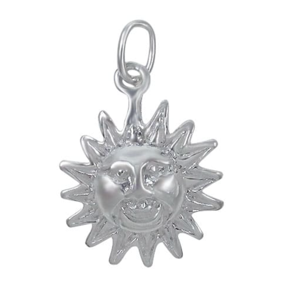 Sterling Silver Mini Sun Pendant