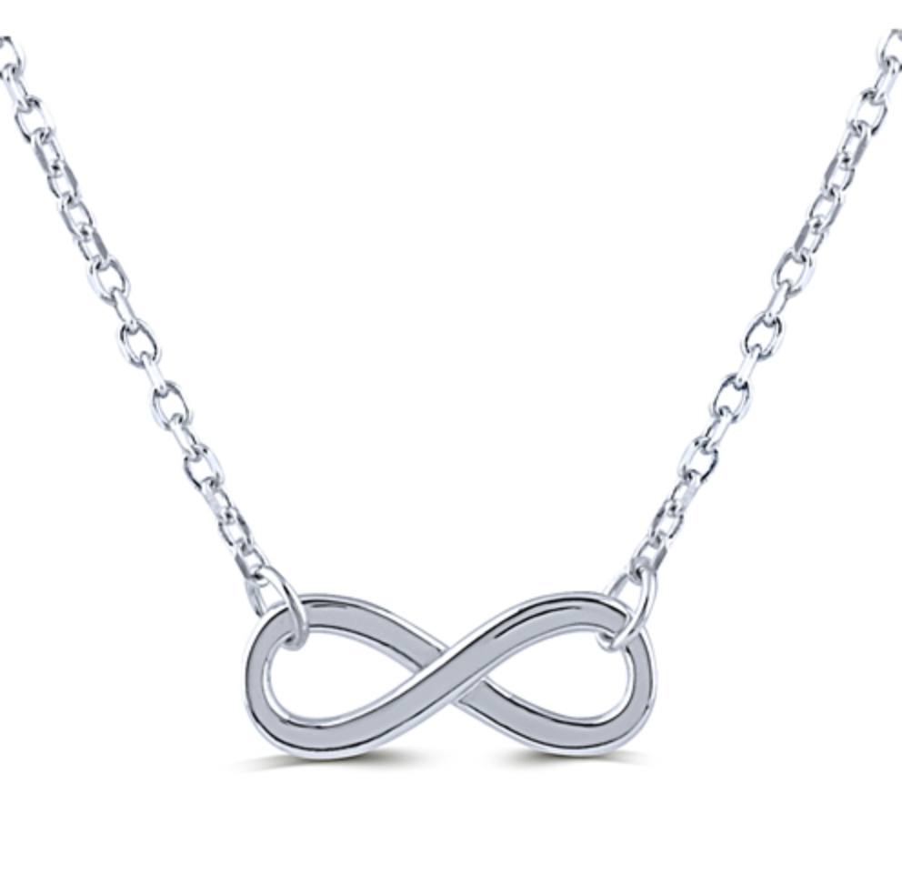 Sterling Silver Infinity Necklace