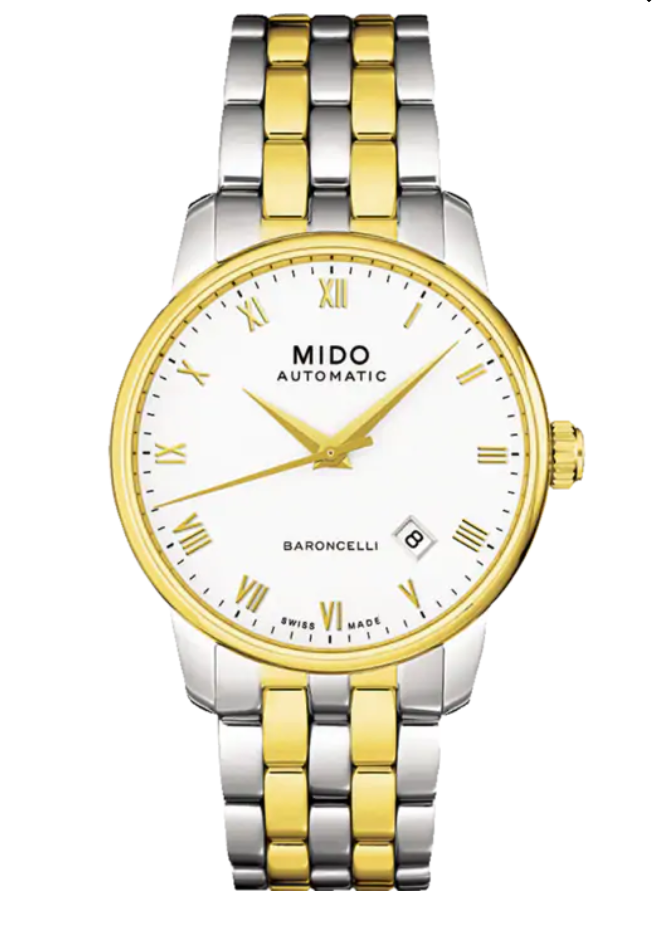 Mido Baroncelli Two-Tone 38mm Watch-M8600.9.26.1