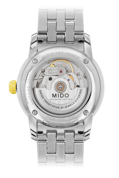 Mido Baroncelli Two-Tone 38mm Watch-M8600.9.26.1