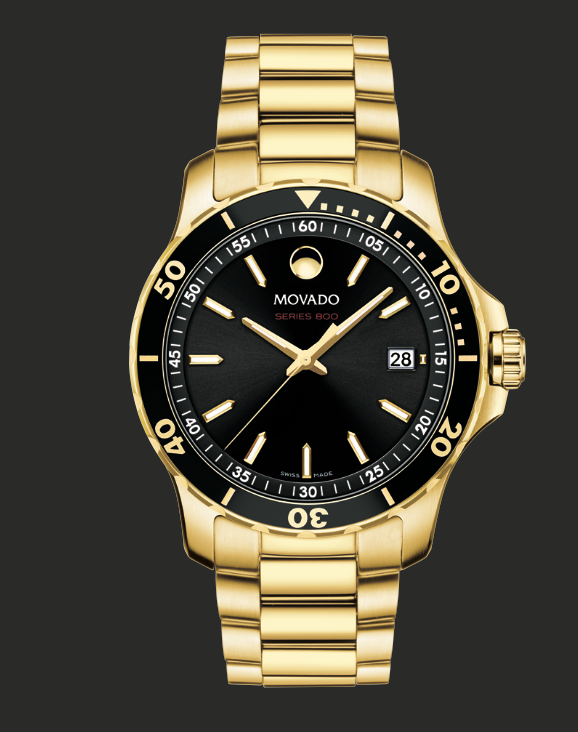 Movado Series 800 Gold Tone Watch-2600145