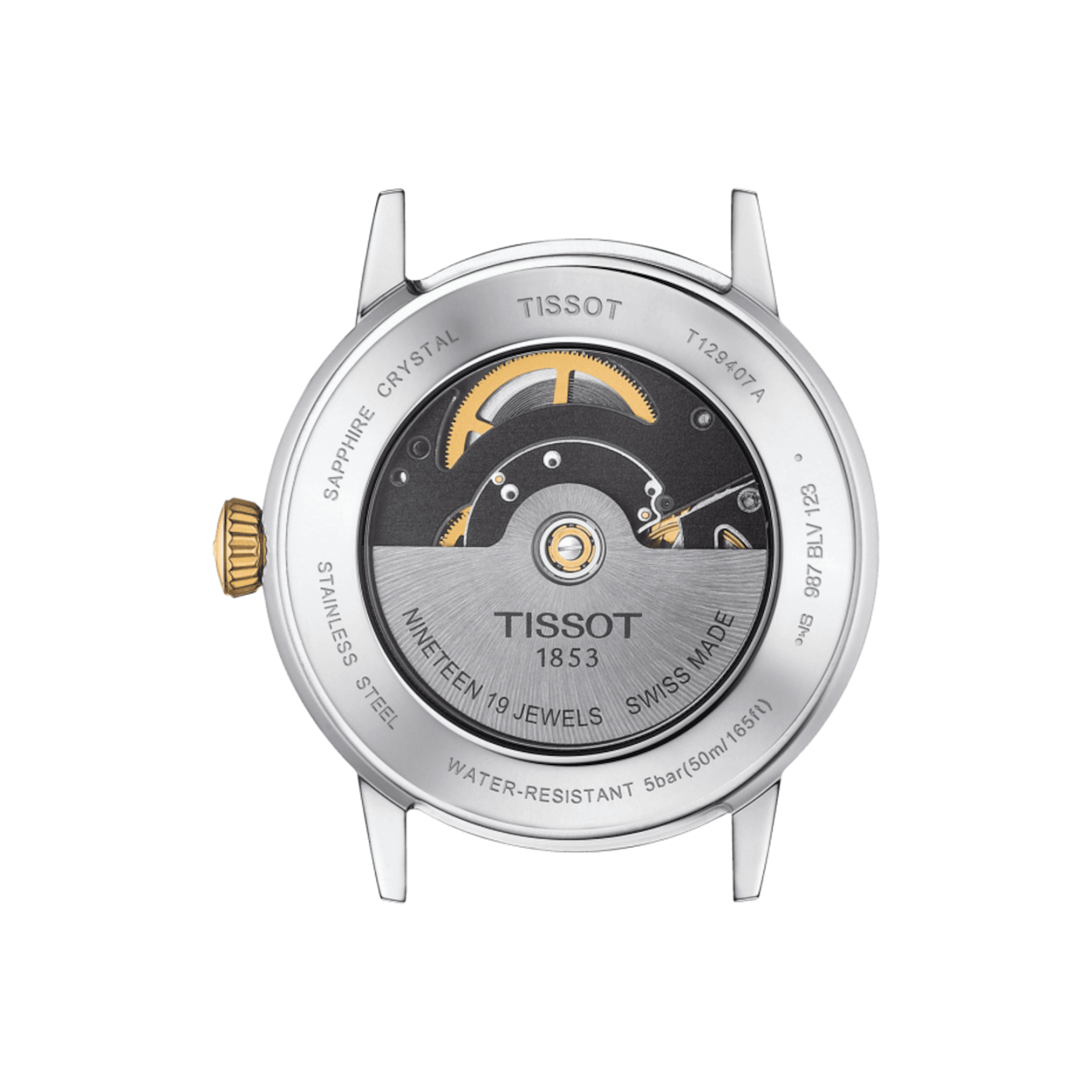 Tissot Classic Dream Swissmatic Two-Tone Watch-T129.407.22.031.01