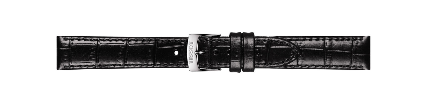 Tissot Black Leather Watch Strap 15mm-T852.043.622