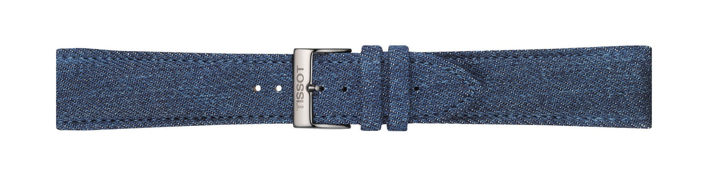 Tissot Blue Denim Textile Strap 22mm-T852.046.781
