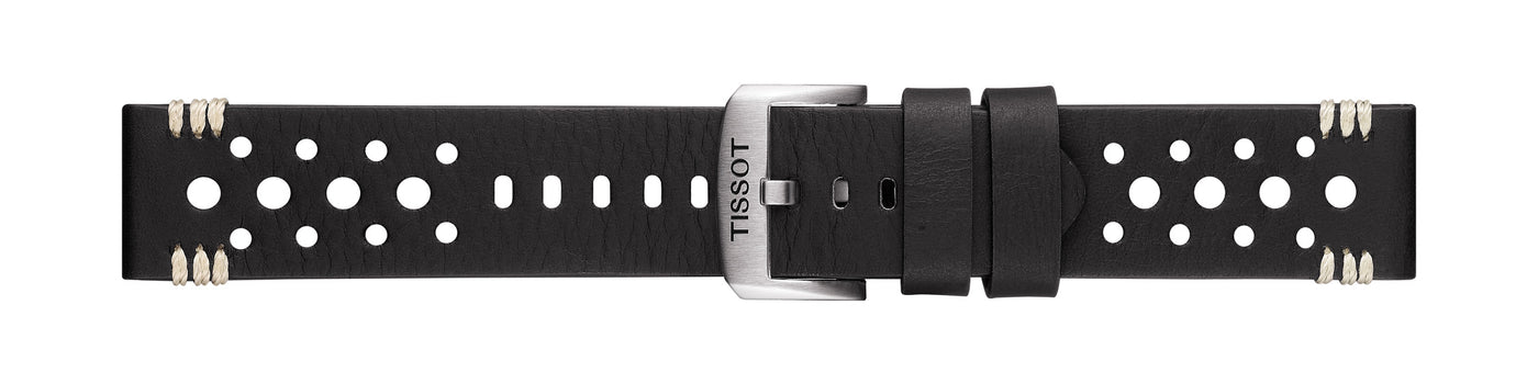 Tissot Black Leather Watch Strap 22mm-T852.046.810