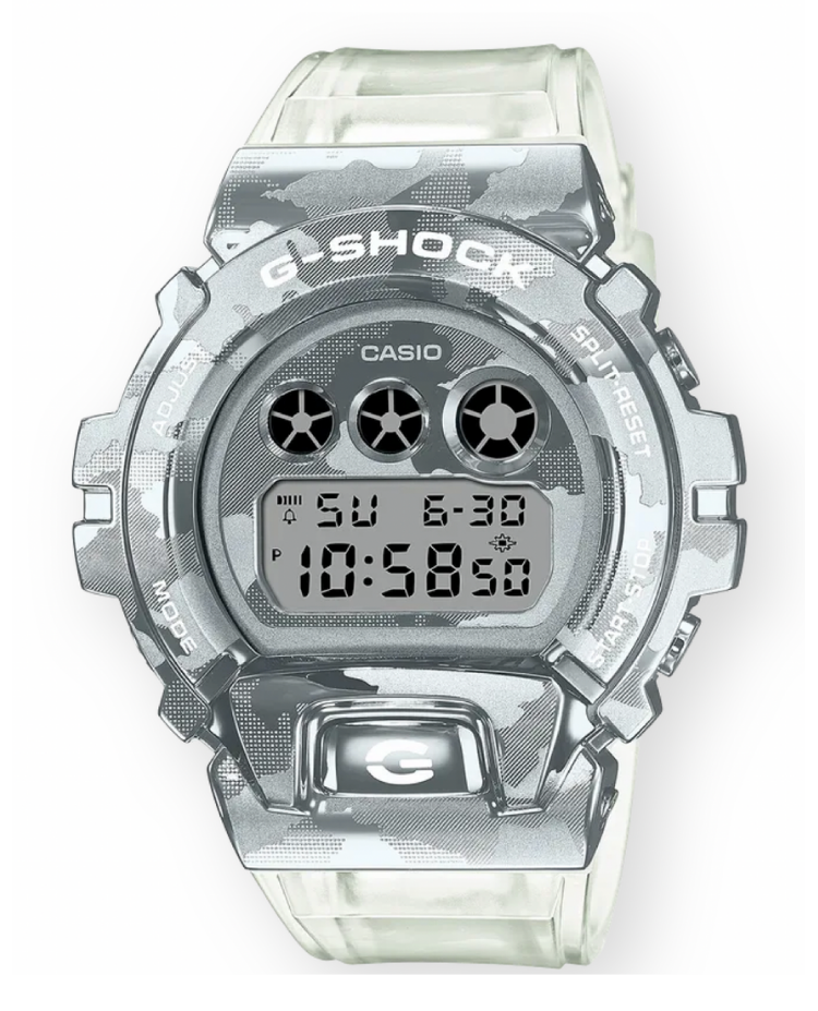 G-Shock Metal Covered Transparent Watch - GM6900SCM-1