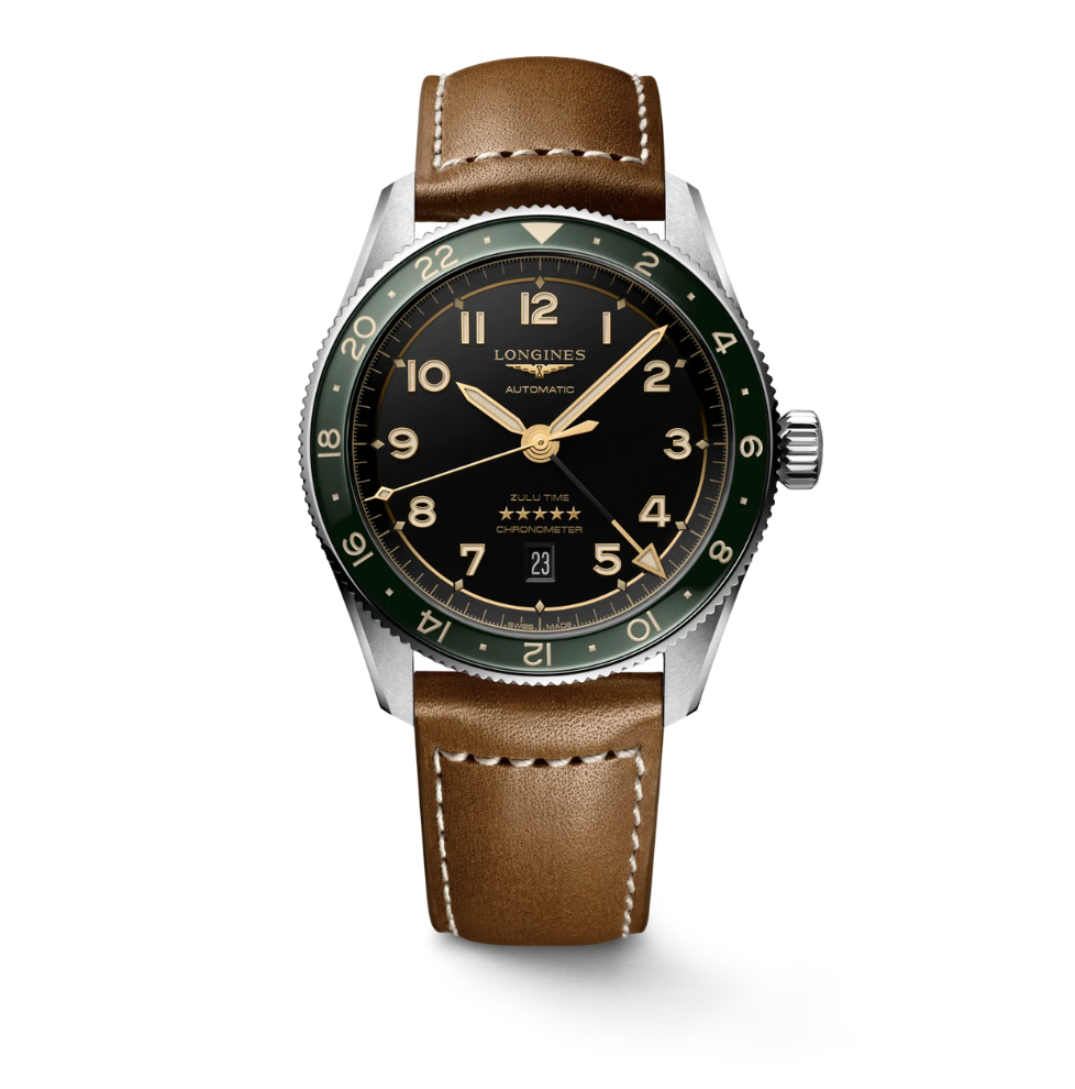 Longines Spirit Zulu Time Chronometer 42mm Watch-L3.812.4.63.2