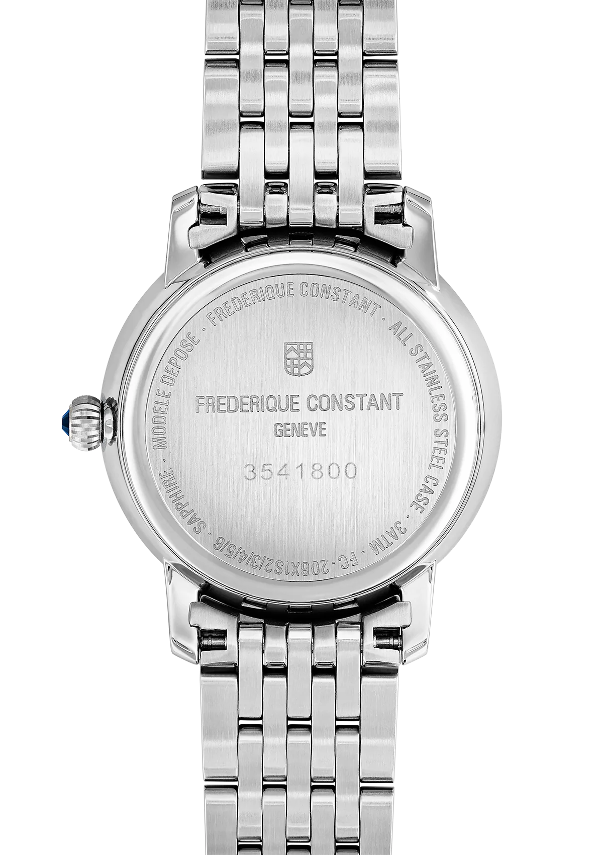 Frederique Constant Slimline Ladies Moonphase Watch-FC-206MPWD1S6B