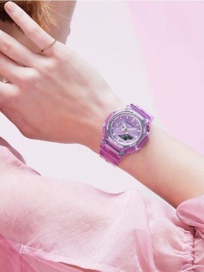 Casio G-Shock Women's 2100 Analog-Digital Watch GMA-S2100SK-4A
