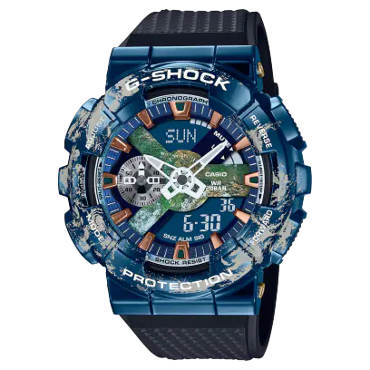 Casio G-Shock Analog Digital Earth 110 Series Watch - GM110EARTH-1