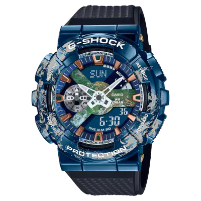 Casio G-Shock Analog Digital Earth 110 Series Watch - GM110EARTH-1