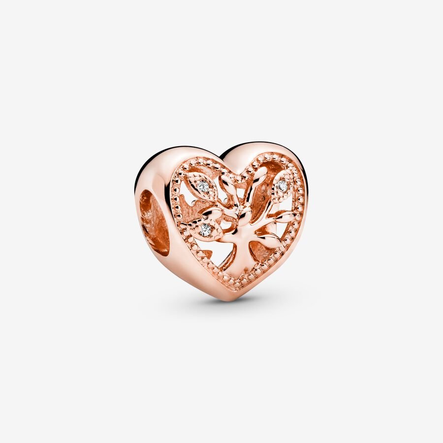 Pandora Openwork Family Tree Heart Charm - 788826C01 – Kavar