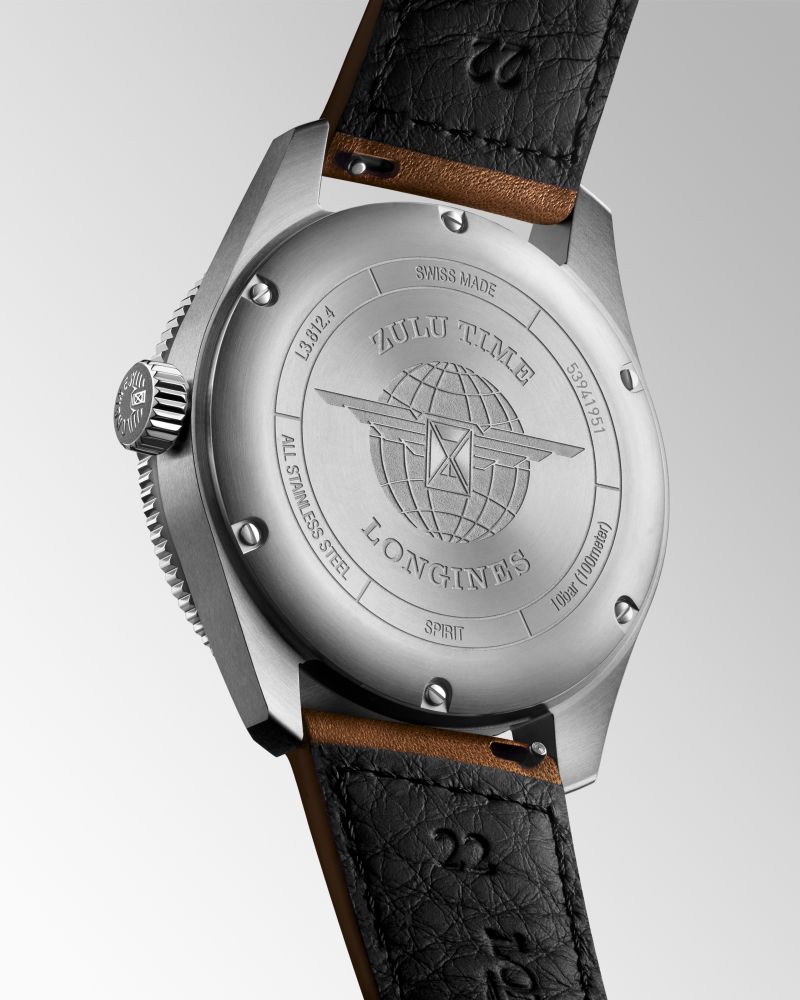 Longines Spirit Zulu Time Chronometer 42mm Watch-L3.812.4.63.2